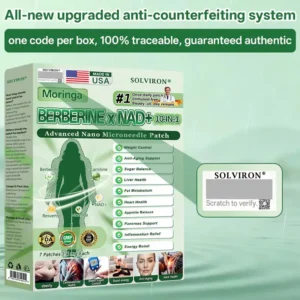 𝐏𝐡𝐲𝐬𝐢𝐜𝐢𝐚𝐧-𝐅𝐨𝐫𝐦𝐮𝐥𝐚𝐭𝐞𝐝 🇺🇸⚕️| 𝐒𝐨𝐥𝐯𝐢𝐫𝐨𝐧® 𝐌𝐨𝐫𝐢𝐧𝐠𝐚 𝐁𝐞𝐫𝐛𝐞𝐫𝐢𝐧𝐞 × 𝐍𝐀𝐃+ 𝟏𝟎-𝐢𝐧-𝟏 𝐀𝐝𝐯𝐚𝐧𝐜𝐞𝐝 𝐍𝐚𝐧𝐨 𝐌𝐢𝐜𝐫𝐨𝐧𝐞𝐞𝐝𝐥𝐞 𝐏𝐚𝐭𝐜𝐡 (𝐄𝐱𝐩𝐞𝐫𝐢𝐞𝐧𝐜𝐞 𝐕𝐢𝐬𝐢𝐛𝐥𝐞 𝟕-𝐃𝐚𝐲 𝐑𝐞𝐬𝐮𝐥𝐭𝐬)